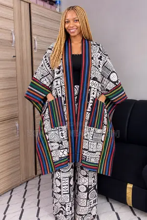 2pcs Ankara/Asooke Kimono Set