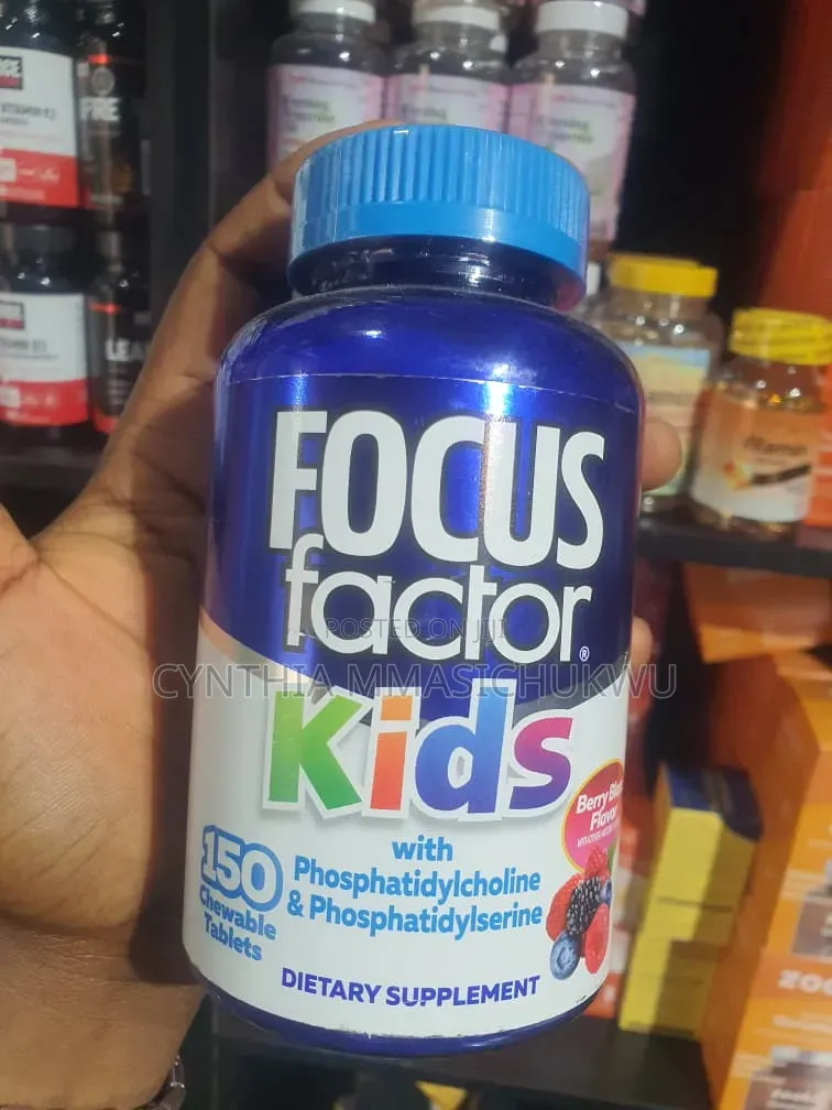 Focus Factor Kids Berry Blast Chewable Dietary Supplement.