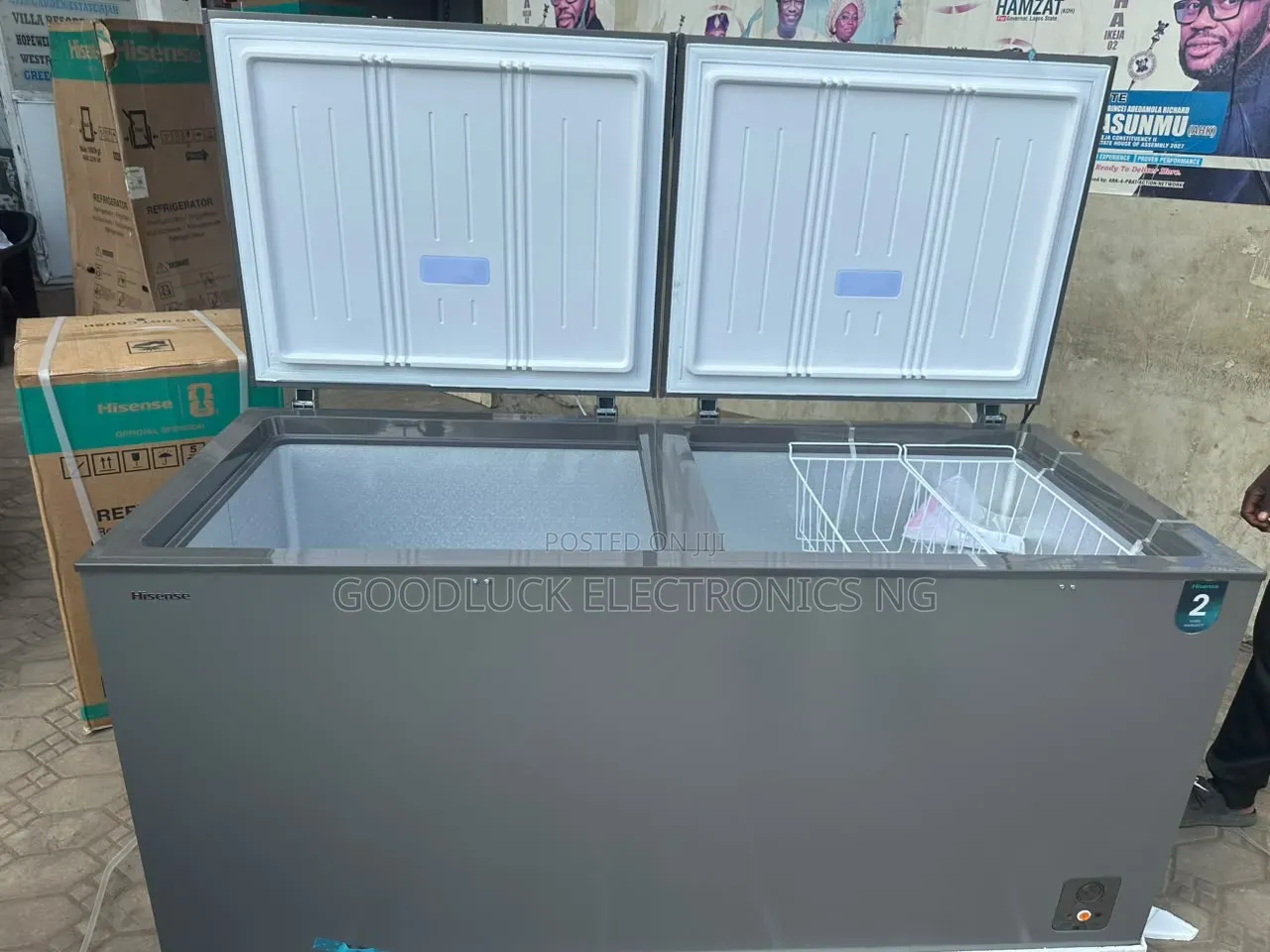 66DD 500L, Double Door Freezer