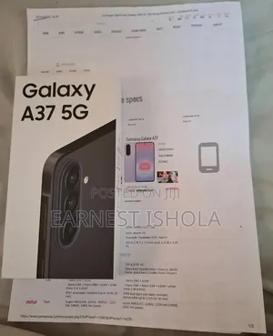 New Samsung Galaxy A37 256 GB Silver