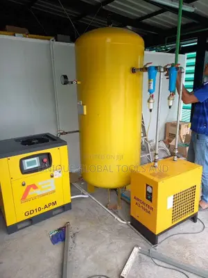 Industrial Air Compressor and Tank