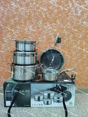 Ucc 10pcs Stainless Pot