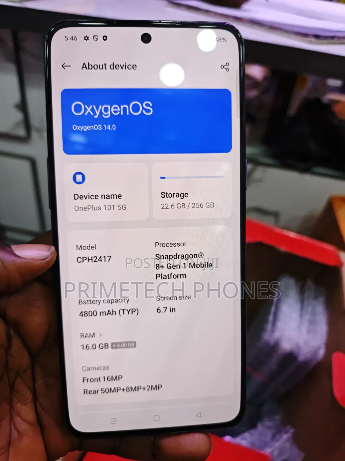 OnePlus 10T 256 GB Black