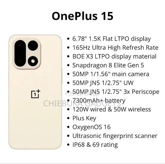 OnePlus 15 512 GB White
