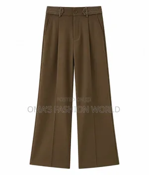 No Stress, Just Premium Vibes! High-Quality Long Palazzo Trousers