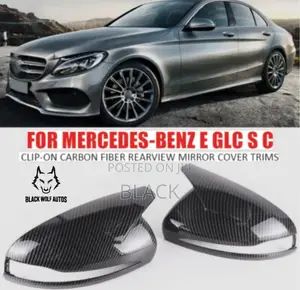 Carbon Fiber Mirror Cover for Benz C300/GLC/Sclass W222 W205 E W212