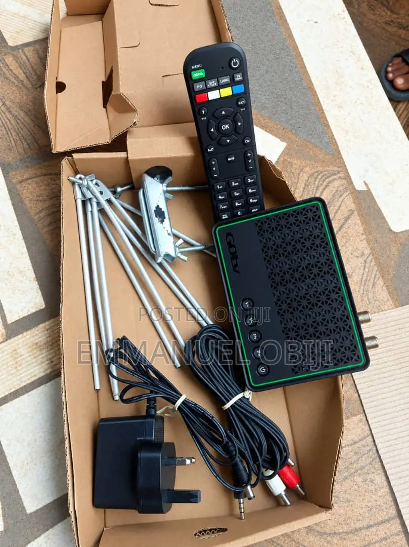 Neatly Used GOtv Decoder + Antenna + Remote - Working Perfectly