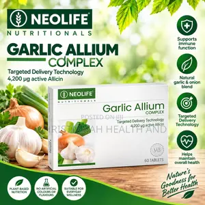 Garlic Allium Complex 60 Tablets, Garlic Supplements