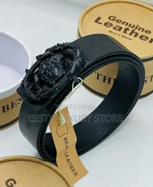 Versace Dark Brown Unisex Waist Belt