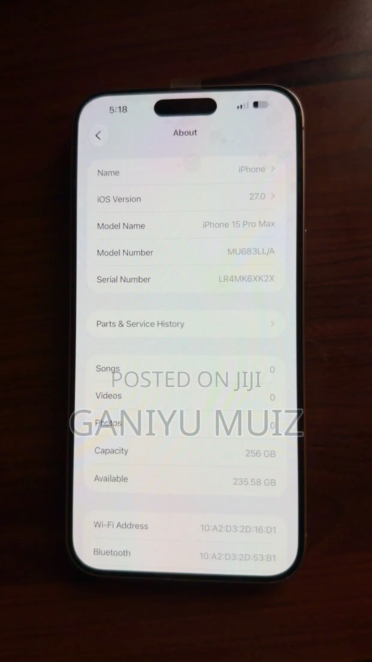 Apple iPhone 15 Pro Max 256 GB White