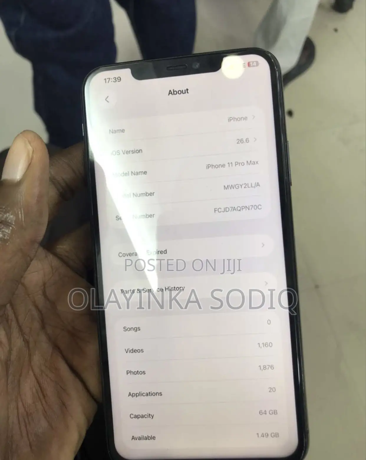 Apple iPhone 11 Pro Max 64 GB Gray