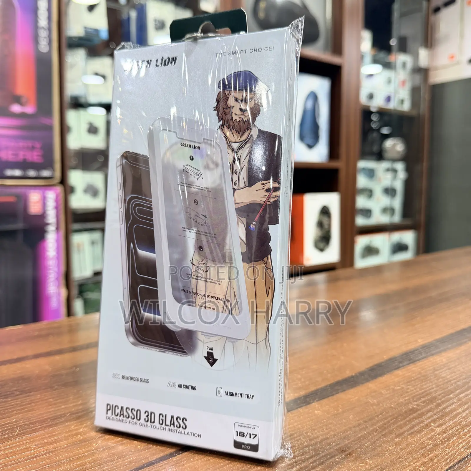 iPhone 18 Pro & 18 Pro Max Green Lion Screen Guard Protector