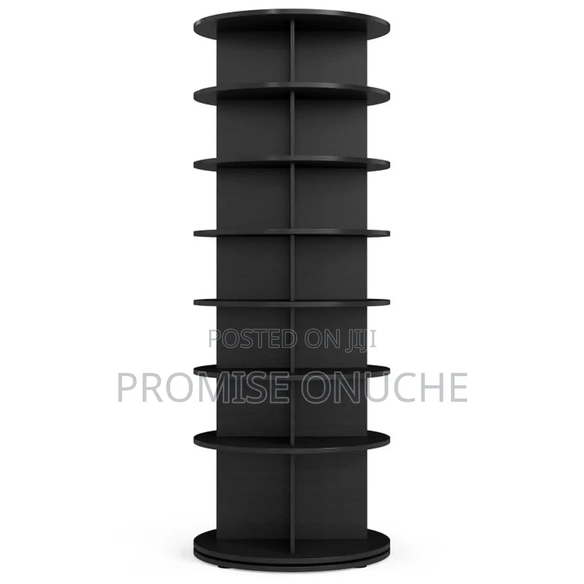 Black Multi-Layer Shoes and Bag Rack