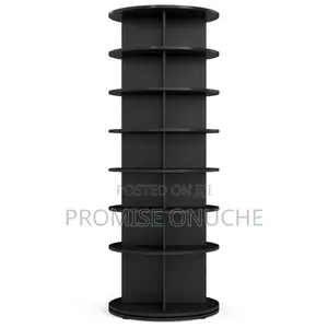 Black Multi-Layer Shoes and Bag Rack
