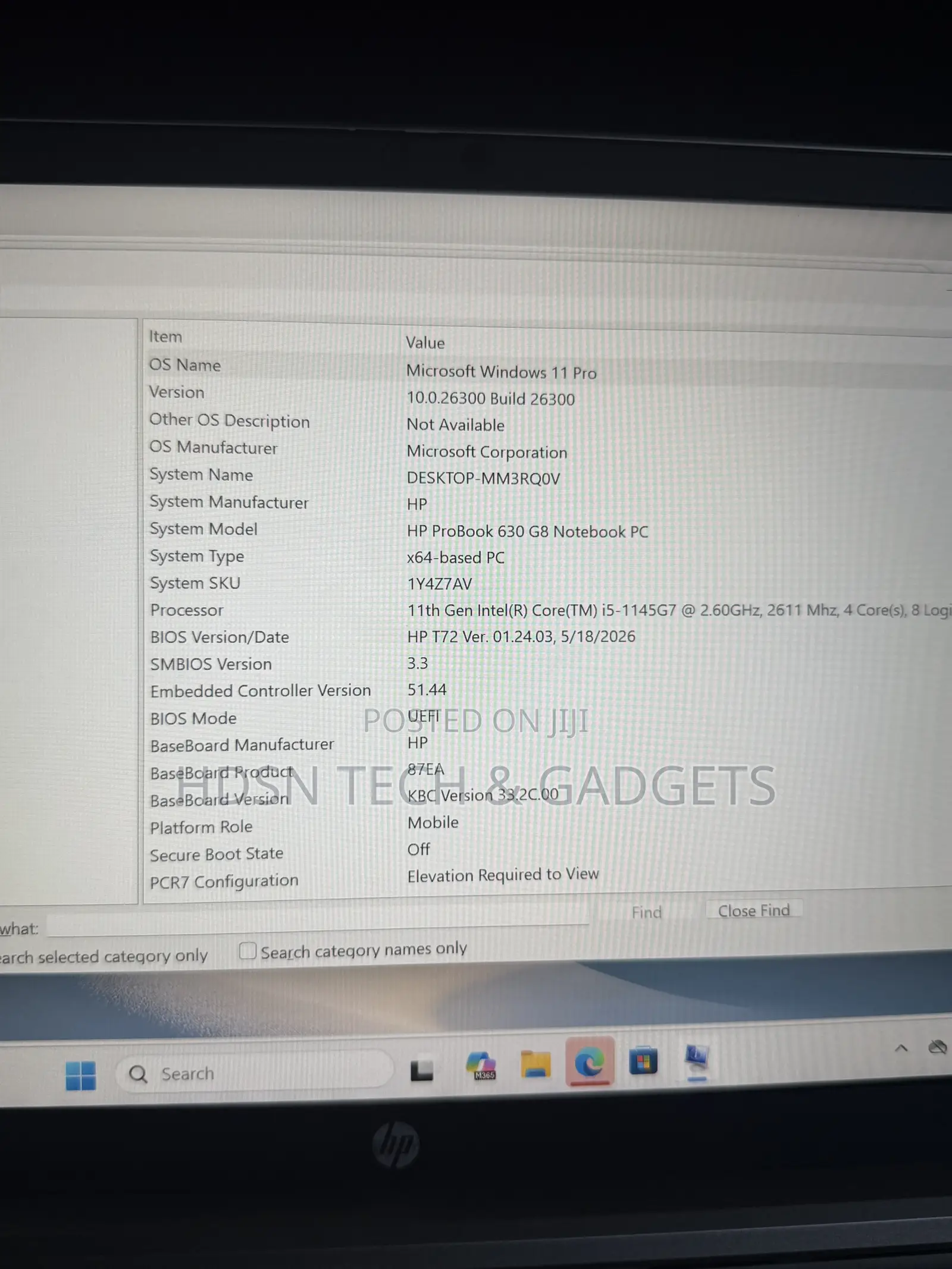 Laptop HP 630 8GB Intel Core i5 SSD 256GB