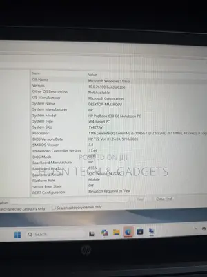 Laptop HP 630 8GB Intel Core i5 SSD 256GB