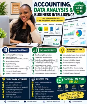 Data Entry/ Data Analysis/Accounting Services