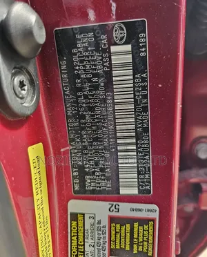 Toyota Camry 2018 Red