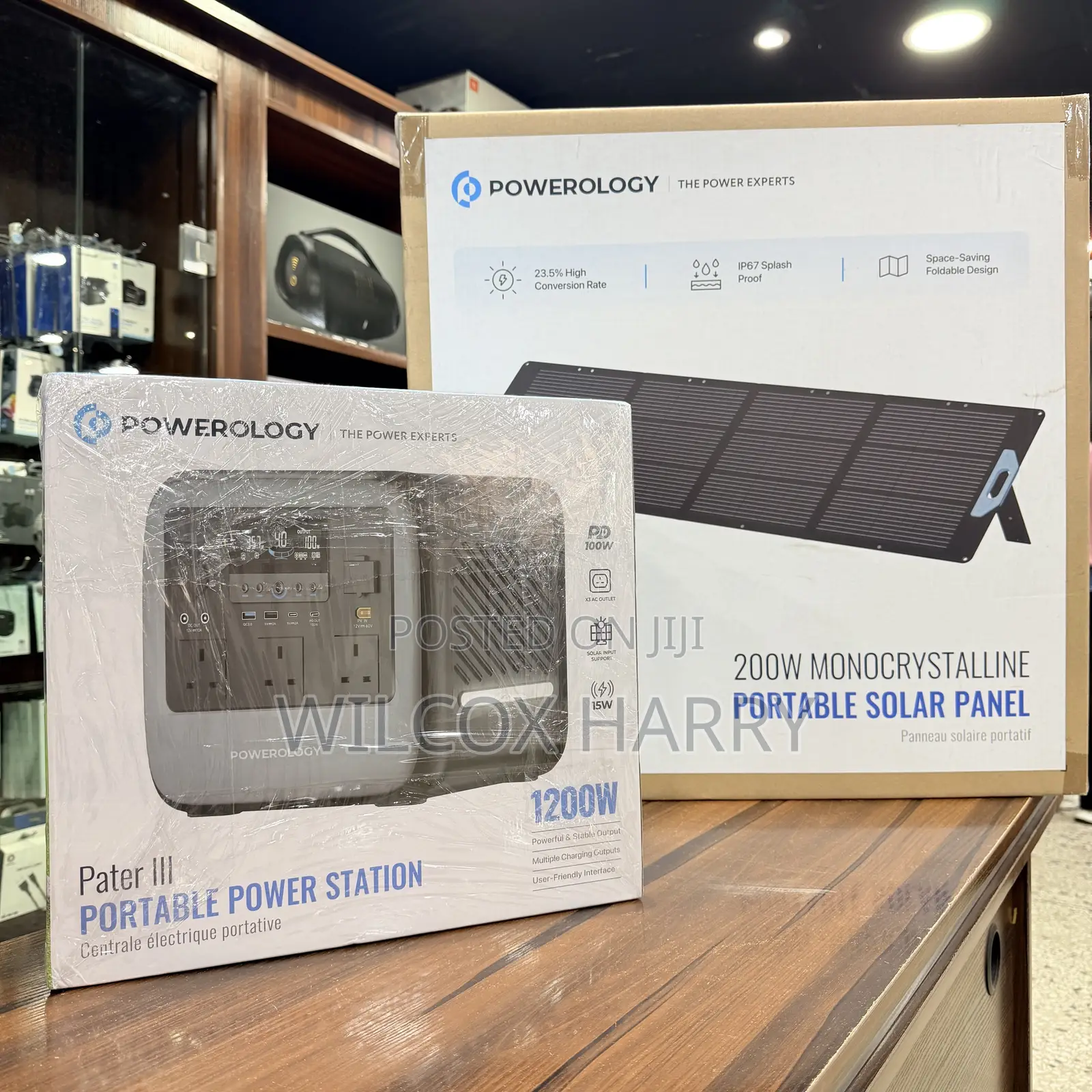 Movable POWER STATION Solar Generator With PANEL