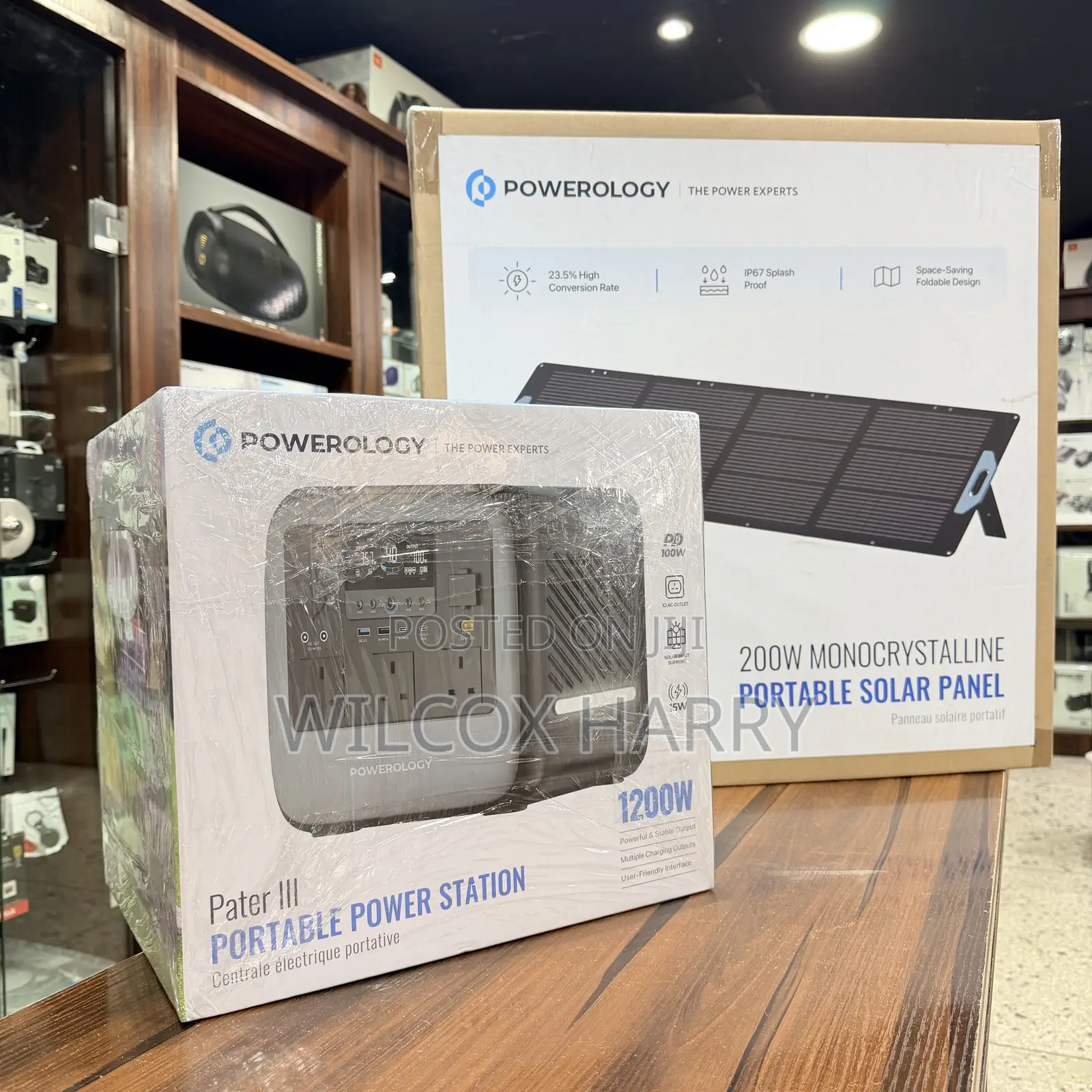 Movable POWER STATION Solar Generator With PANEL
