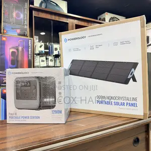 Movable POWER STATION Solar Generator With PANEL