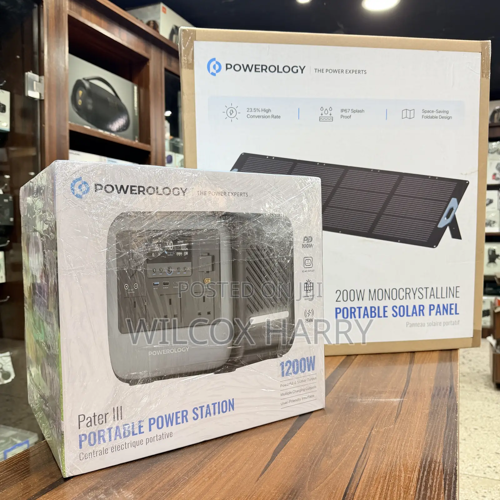 Movable POWER STATION Solar Generator With PANEL