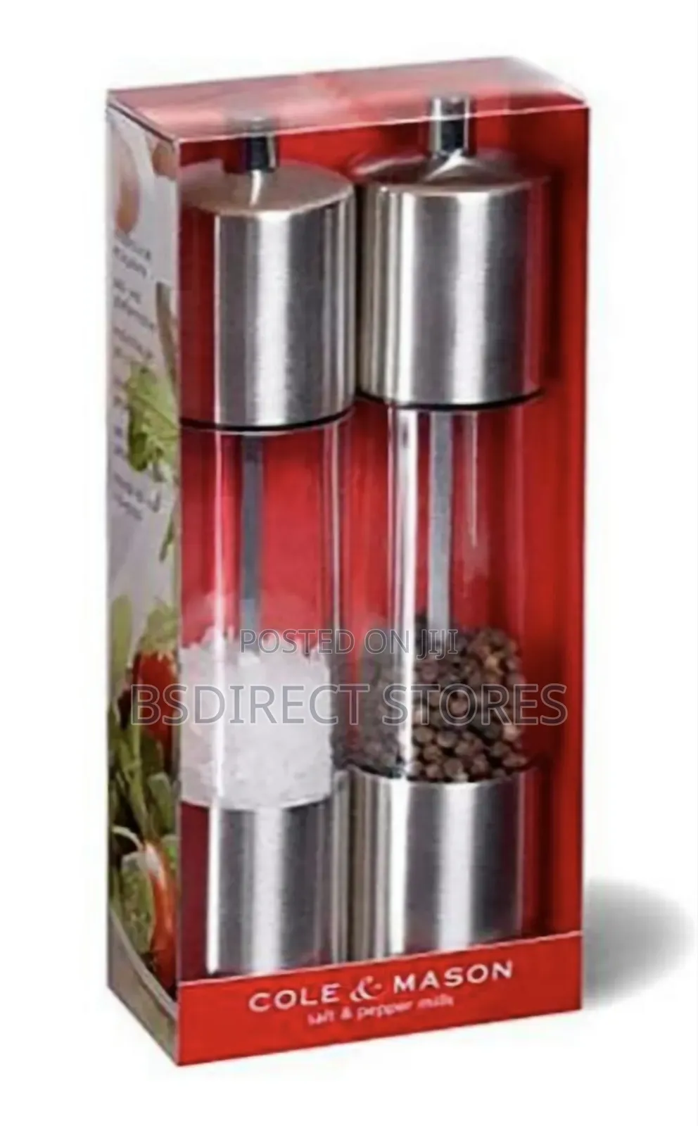 Cole and Mason Monaco Everyday Salt Pepper Mill Gift Set