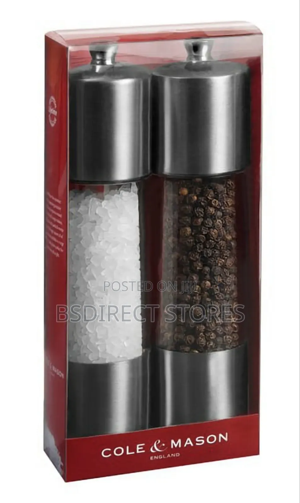 Cole and Mason Monaco Everyday Salt Pepper Mill Gift Set