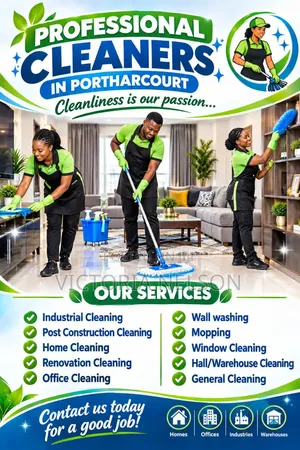 Professional & Trusted Cleaners in PH, Rivers State