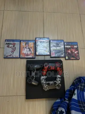 PS4 Pro With 5 Games and 3 Pads