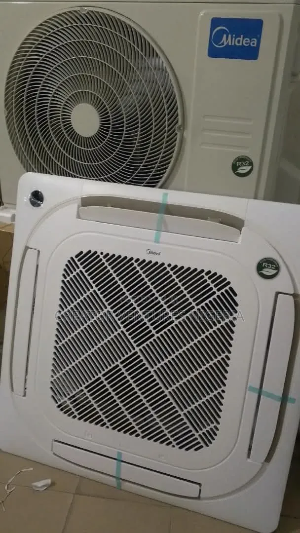Midea Ceiling Cassette 4way Air Flow AC,fully Copper,fast Cooling.