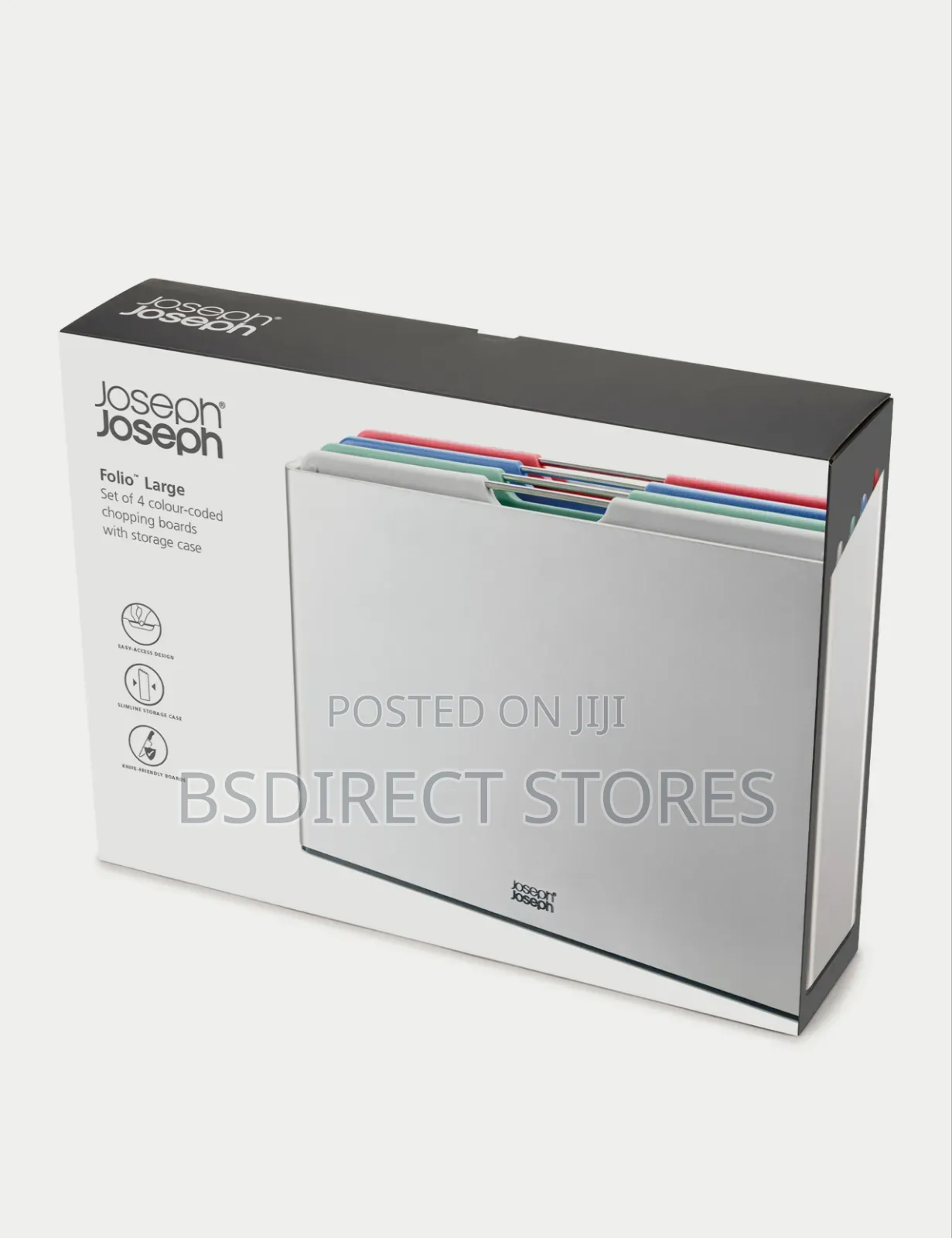 Joseph Joseph Chopping Board 4- Set Folio Steel Multicolour