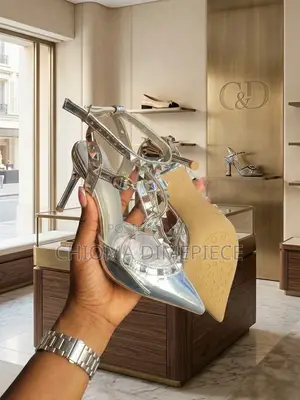 Silver Luxury Sandals