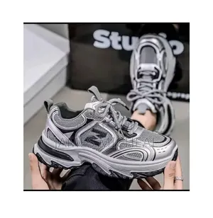 Retro Futuristic Metallic Chunky Sneakers