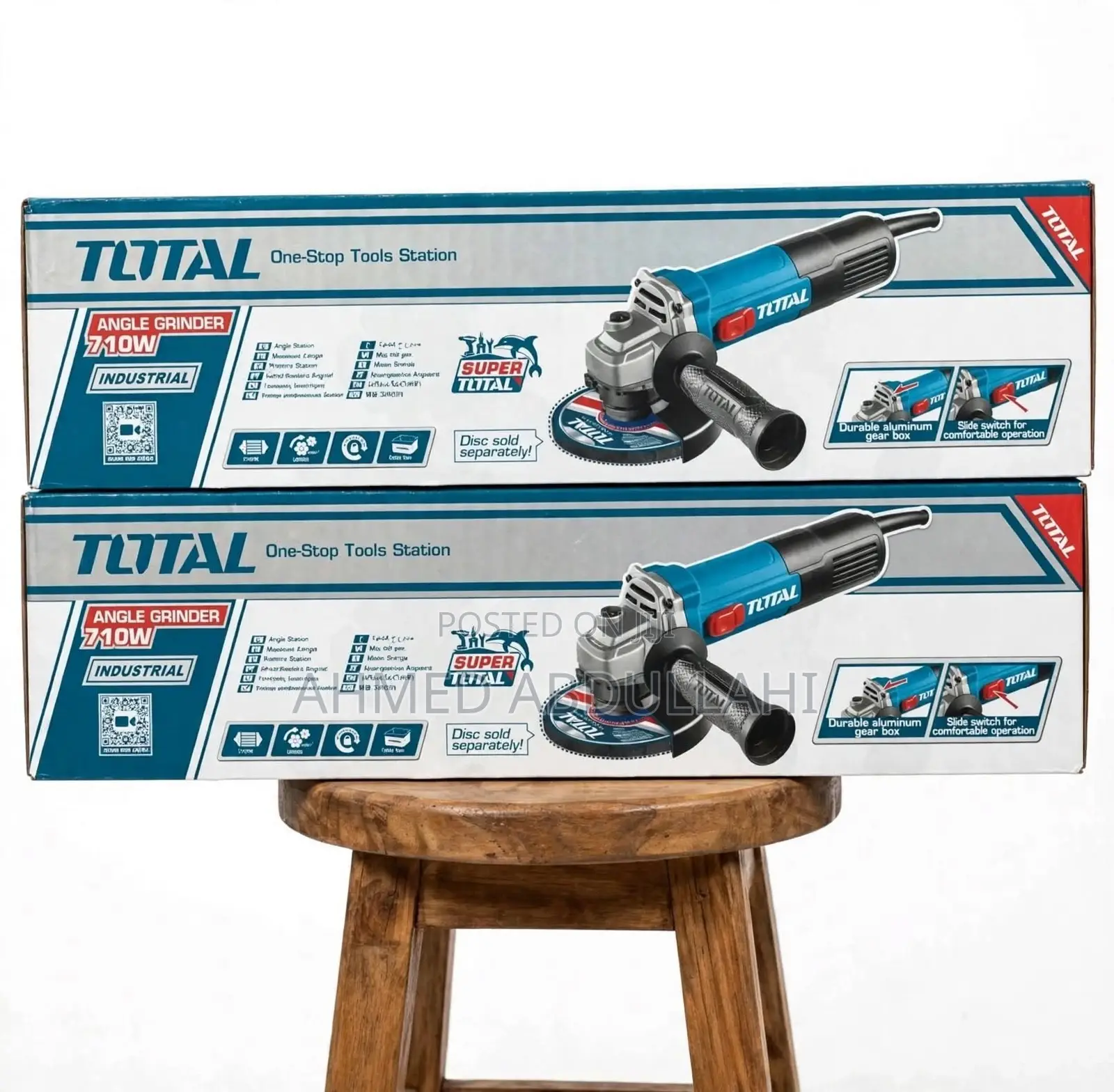 TOTAL Angle Grinder 710W - INDUSTRIAL