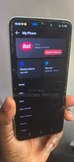 Itel A100 128 GB White