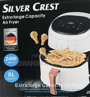 Air Fryer for Frying of Protein With Little or No Vegetables Oil