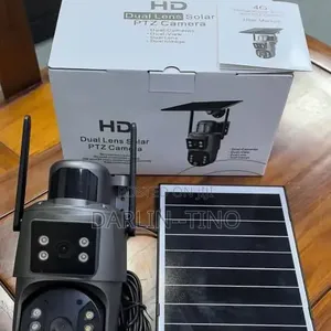Dual Lens Solar PTZ Camera (8MP Ultra HD).