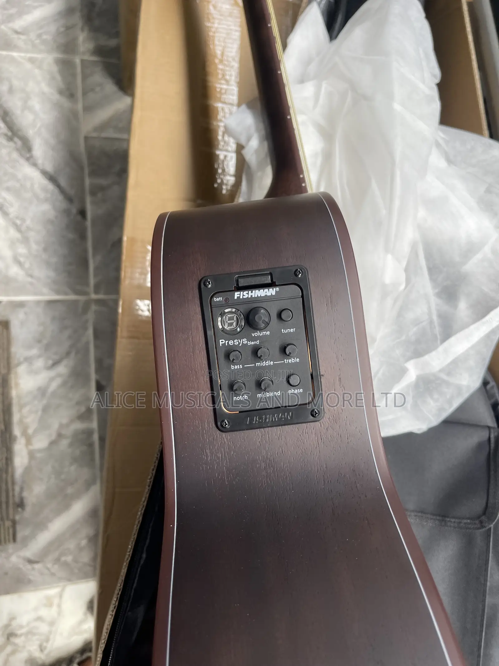 Mega Electro-Acoustic Guitar (Coffee Color)
