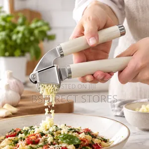 Kitchenaid Stainless Steel Garlic Press Almond Cream