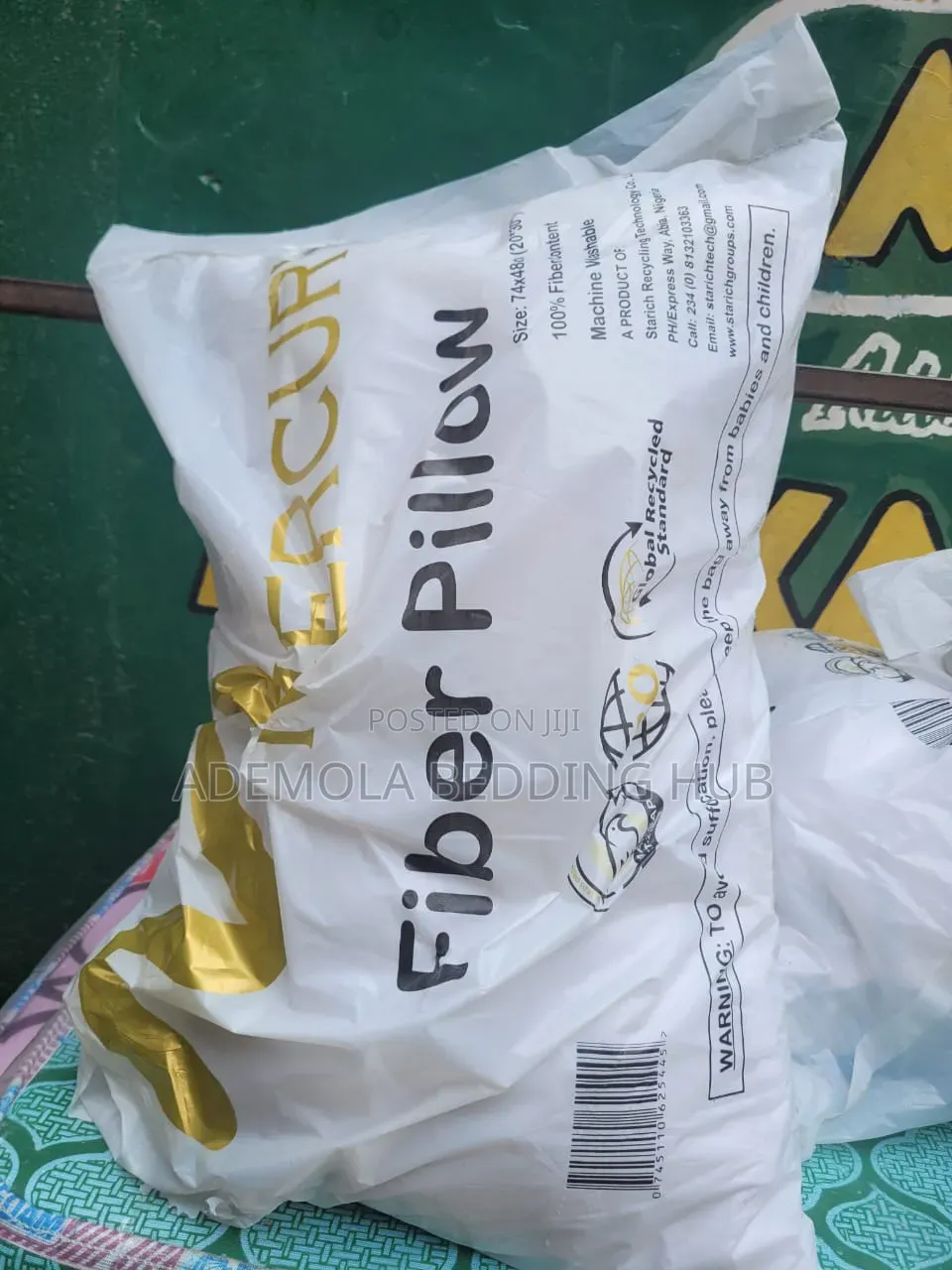Two Set of Fibre Pillow