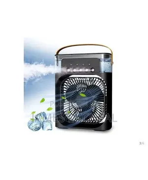 Portable 5 Hole Mist Air Cooling Device With Large Visible Water Tank