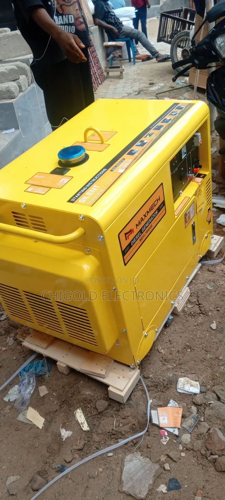 Original Maxmech Diesel Generator 12 kVA 100% Copper Called Model 7000