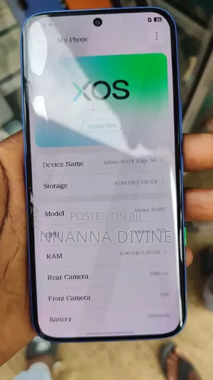 Infinix Note Edge 128 GB Blue
