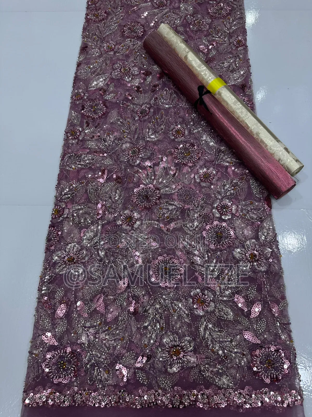 Beaded Net Lace
