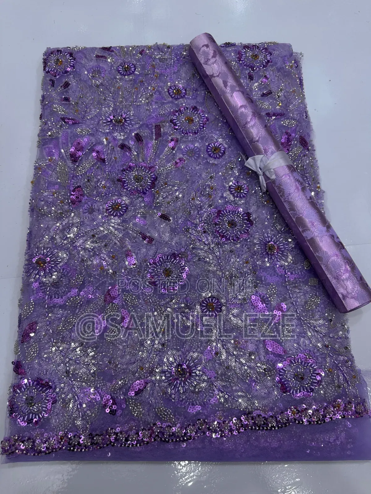 Beaded Net Lace