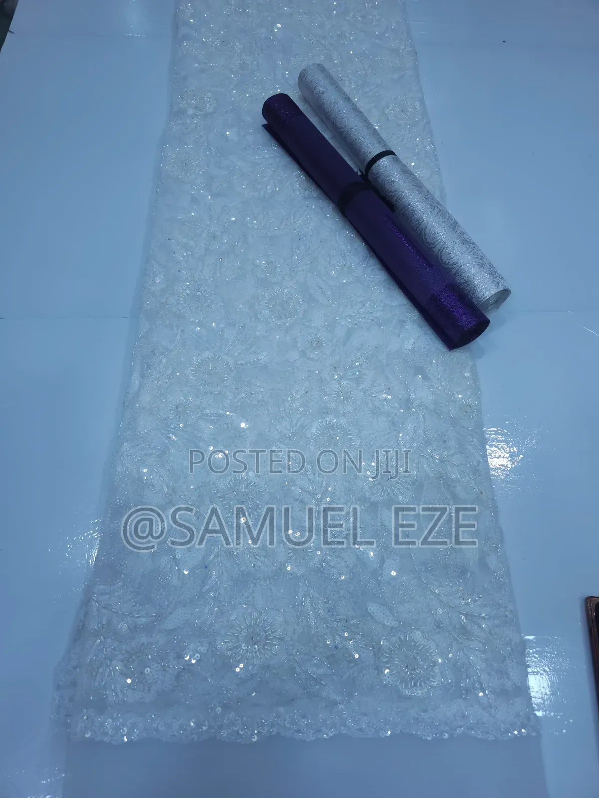 Beaded Net Lace