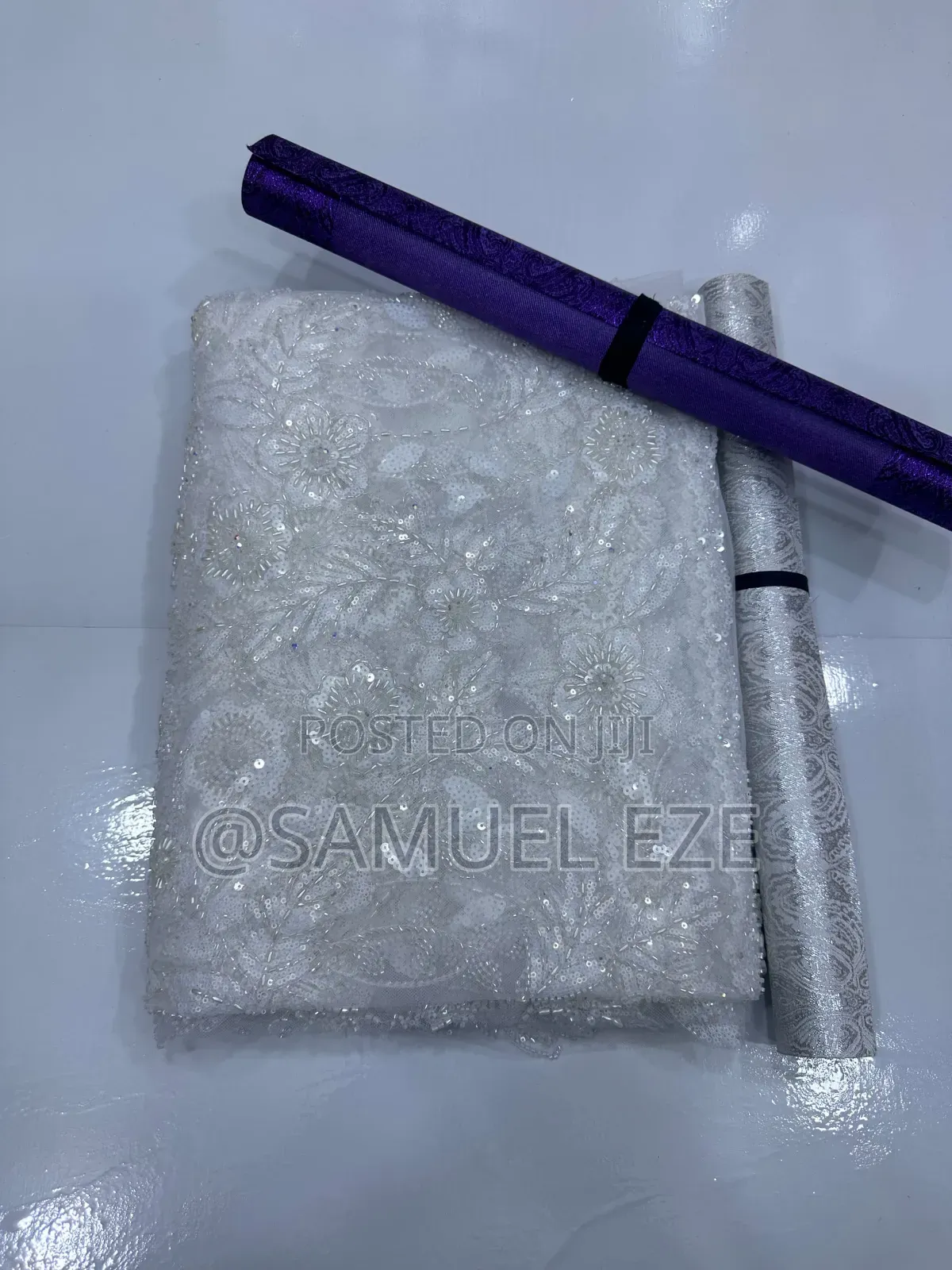 Beaded Net Lace