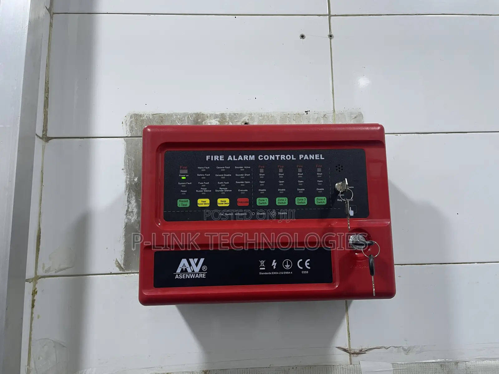 2 Zones Fire Alarm Panel Asenware