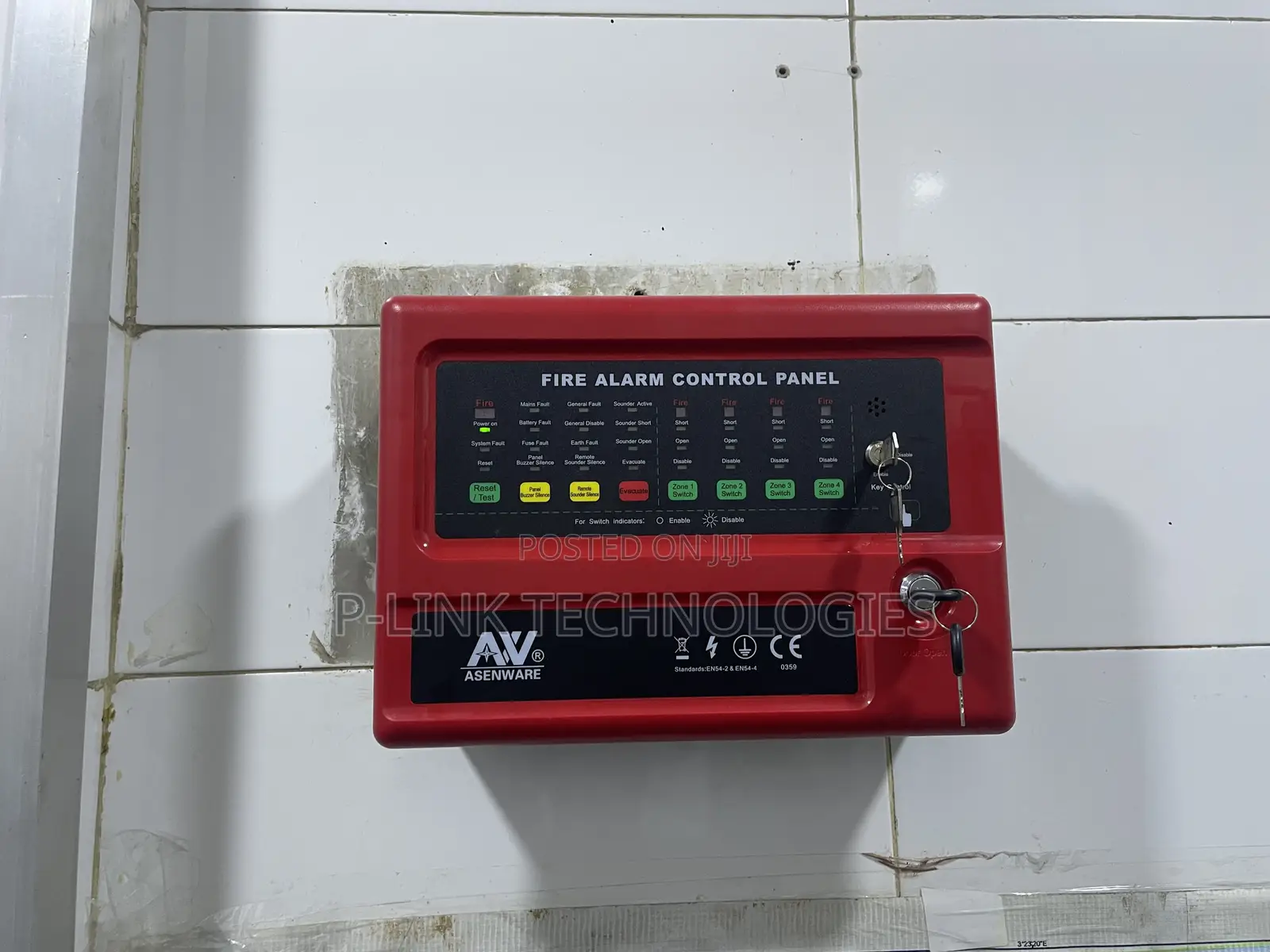 2 Zones Fire Alarm Panel Asenware